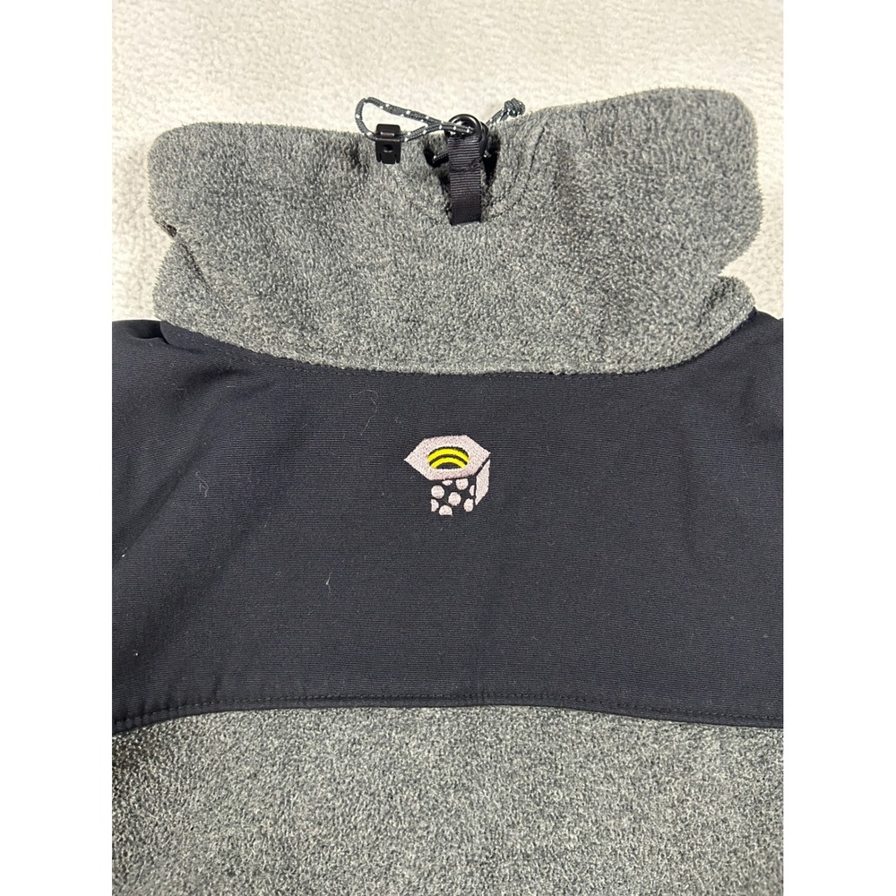 Mountain Hardwear Fleece Jacket Mens XL Gray Black Schoeller NanoSphere - Picture 4 of 8